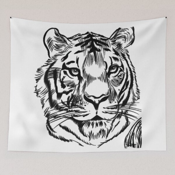 Item preview, Tiger drawing designed and sold by NoxLand.