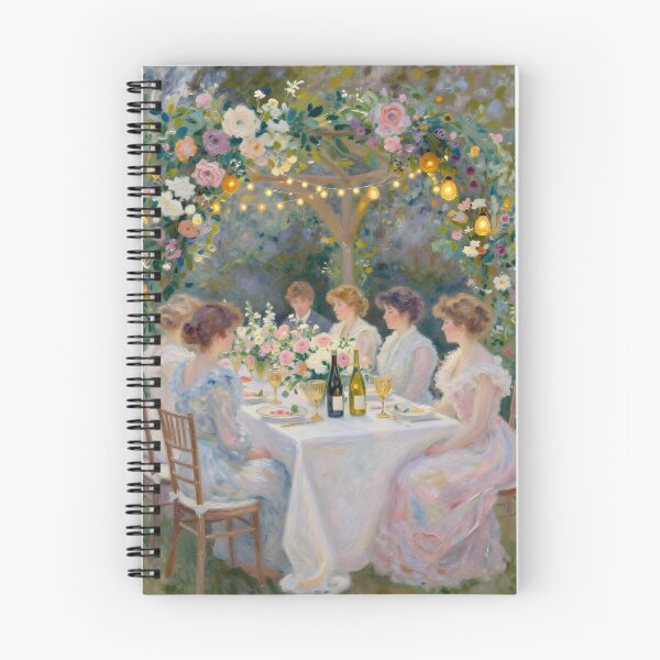 Item preview, A dreamy impressionist painting of a ladies' soiree designed and sold by Ponted.