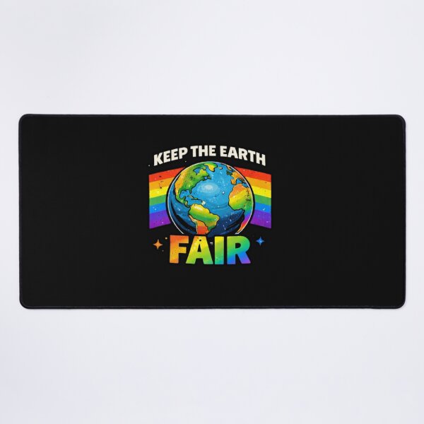 Item preview, Keep the Earth Fair – Retro Equality Planet Design designed and sold by Mosogoloso.