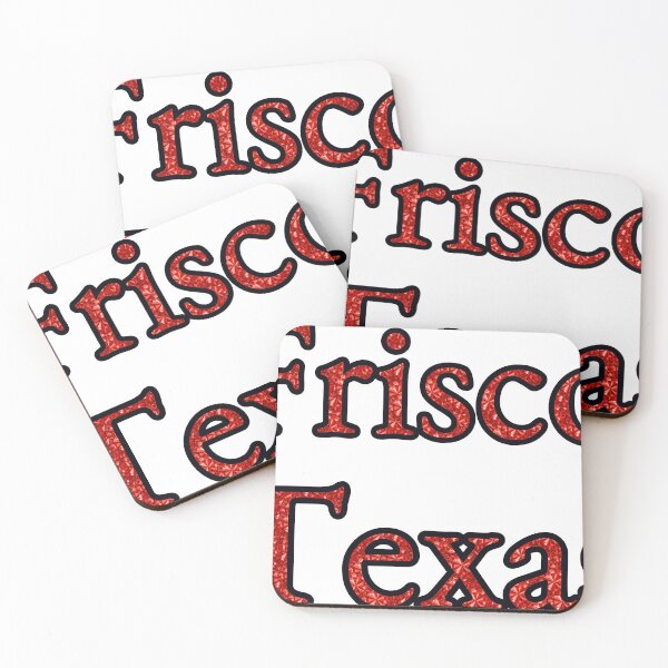 Item preview, Frisco Texas City Name With Red Rhinestone designed and sold by TheIconSmith.