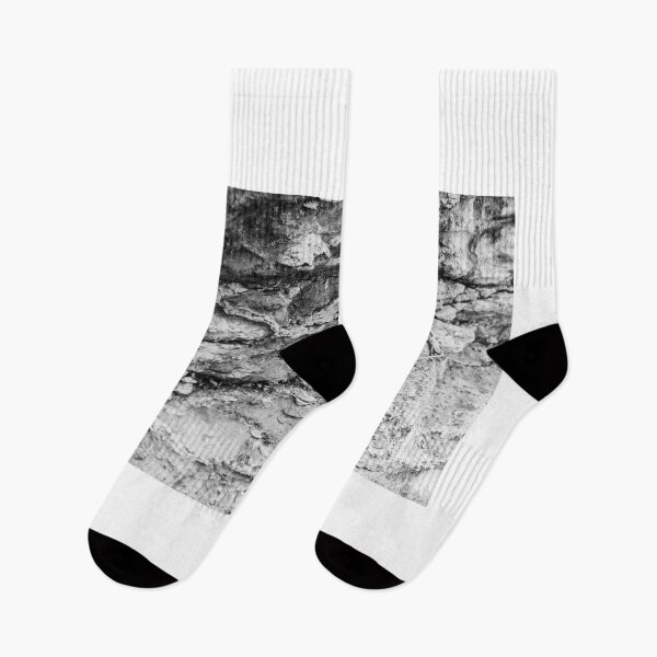 Item preview, Rugged Rock Texture in Monochrome Showing Rough Geological Erosion and Natural Form designed and sold by Nmallia.
