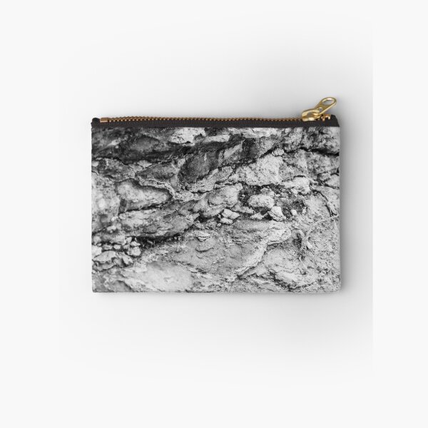 Item preview, Rugged Rock Texture in Monochrome Showing Rough Geological Erosion and Natural Form designed and sold by Nmallia.