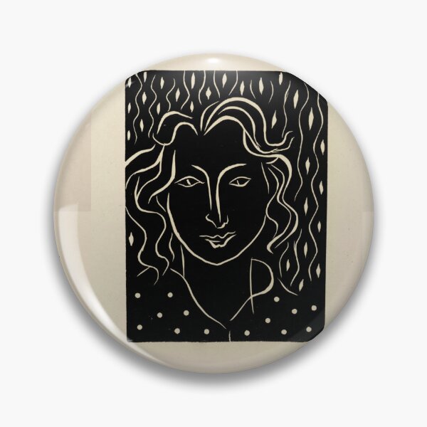 Item preview, Primavera by Henri Matisse: Modernist Black and Ivory Portrait Poster designed and sold by artofuniverse.