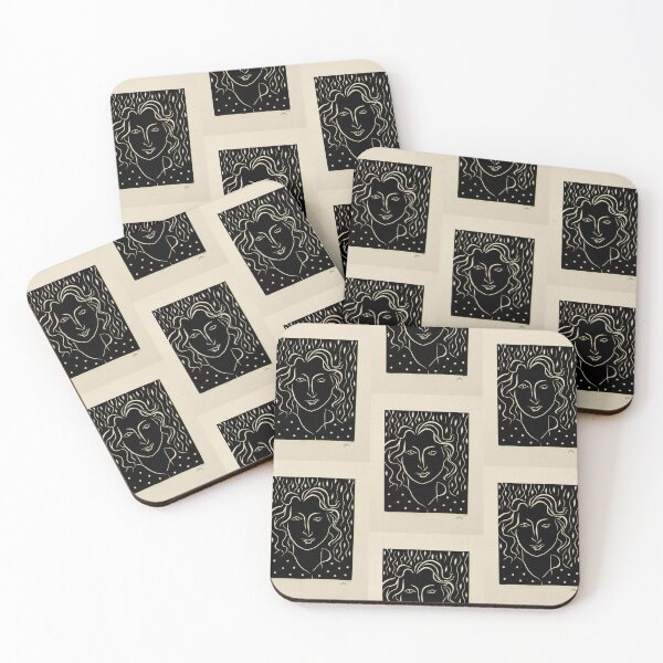 Item preview, Primavera by Henri Matisse: Modernist Black and Ivory Portrait Poster designed and sold by artofuniverse.