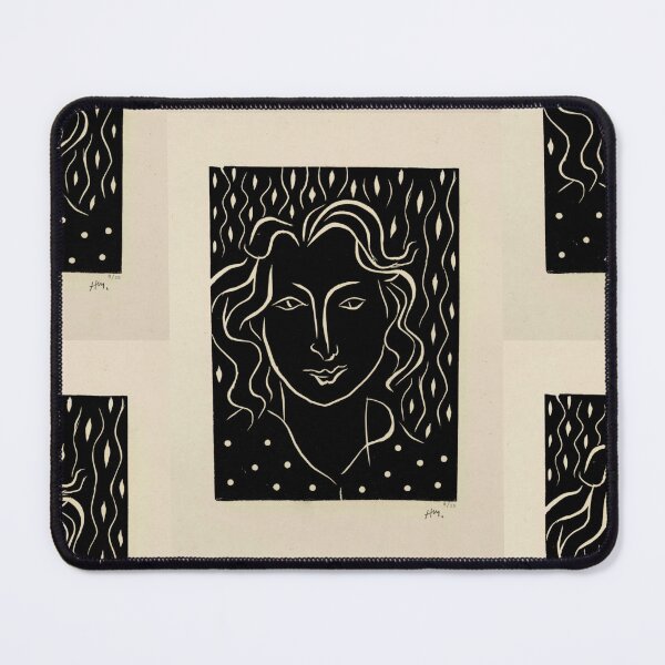 Item preview, Primavera by Henri Matisse: Modernist Black and Ivory Portrait Poster designed and sold by artofuniverse.