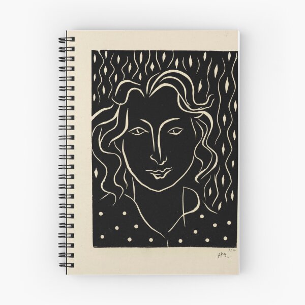 Item preview, Primavera by Henri Matisse: Modernist Black and Ivory Portrait Poster designed and sold by artofuniverse.