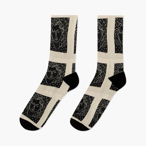 Item preview, Primavera by Henri Matisse: Modernist Black and Ivory Portrait Poster designed and sold by artofuniverse.