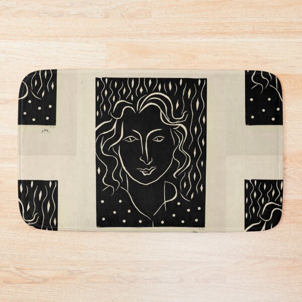 Item preview, Primavera by Henri Matisse: Modernist Black and Ivory Portrait Poster designed and sold by artofuniverse.
