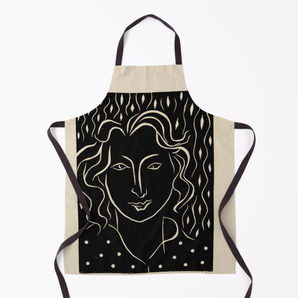 Item preview, Primavera by Henri Matisse: Modernist Black and Ivory Portrait Poster designed and sold by artofuniverse.