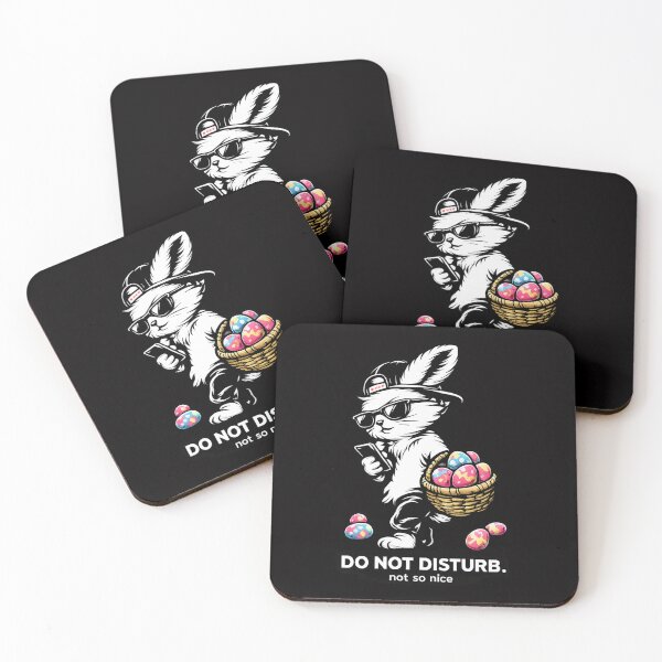 Item preview, Do Not Disturb Easter Bunny – Not So Nice Funny Easter Graphic designed and sold by VibeOffline Studio.