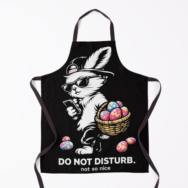 Item preview, Do Not Disturb Easter Bunny – Not So Nice Funny Easter Graphic designed and sold by VibeOffline Studio.