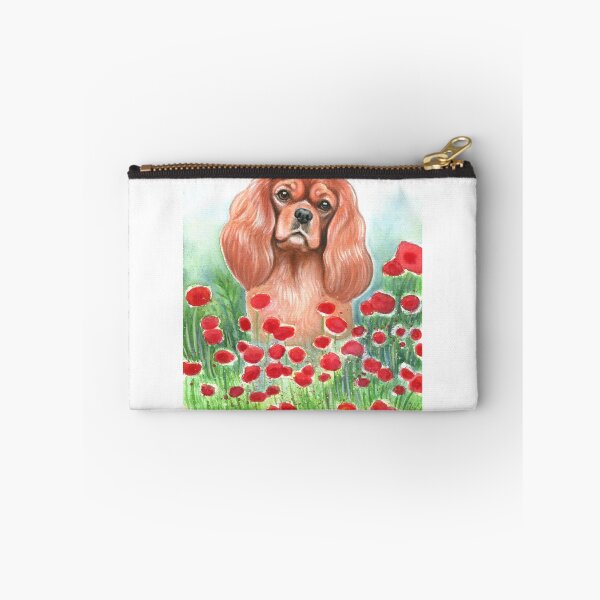 Item preview, Ruby cavalier in Red Poppies designed and sold by jollyinu.