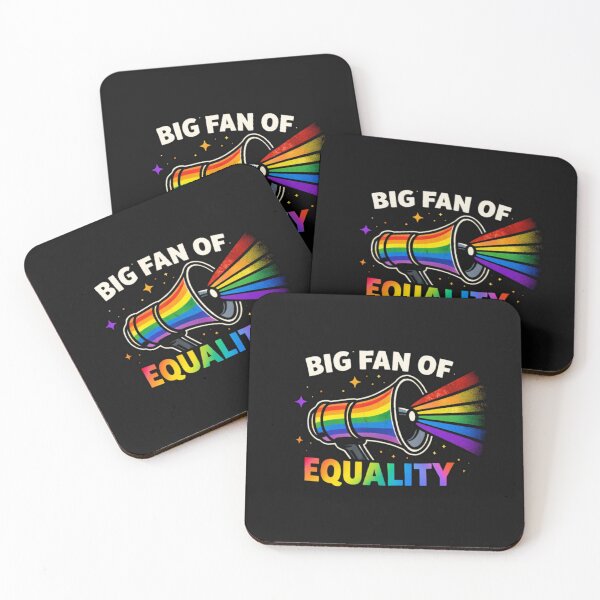 Item preview, Big Fan of Equality – Retro Streetwear Rainbow Graphic designed and sold by Mosogoloso.