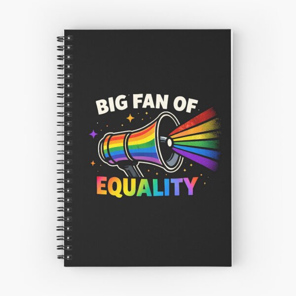 Item preview, Big Fan of Equality – Retro Streetwear Rainbow Graphic designed and sold by Mosogoloso.