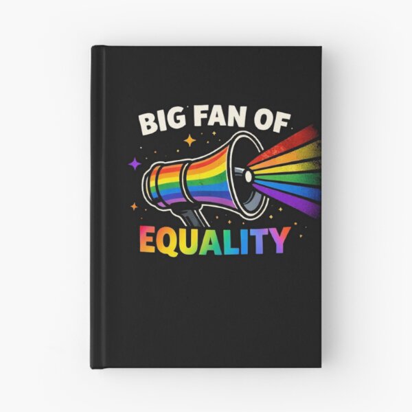 Item preview, Big Fan of Equality – Retro Streetwear Rainbow Graphic designed and sold by Mosogoloso.