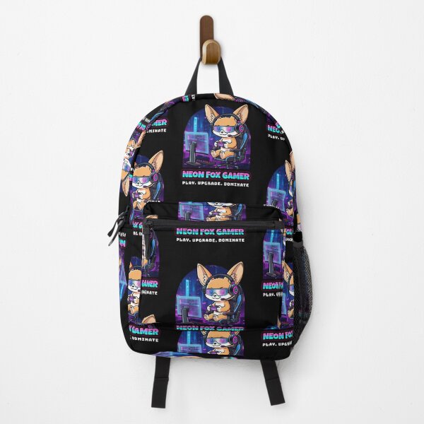 Item preview, Cyberpunk Fennec Fox Gamer - Neon Future Art T-Shirt designed and sold by AmazingEG.