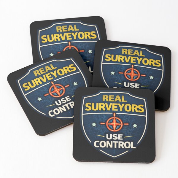 Item preview, Real Surveyors Use Control Professional Survey Badge designed and sold by Virelo.