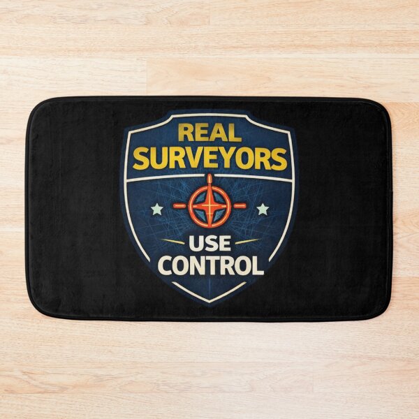 Item preview, Real Surveyors Use Control Professional Survey Badge designed and sold by Virelo.