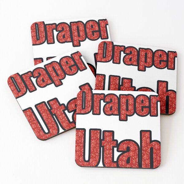 Item preview, Draper Utah City Name With Red Rhinestone designed and sold by TheIconSmith.