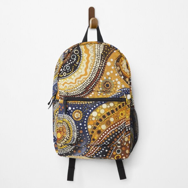 Item preview, Aboriginal Inspired Art - Vibrant Earthy Pattern designed and sold by GrinGalore.