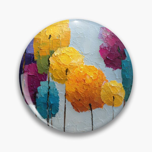 Item preview, Vibrant Abstract Trees Mosaic Textured Colorful Forest in Modern Style designed and sold by daila70.