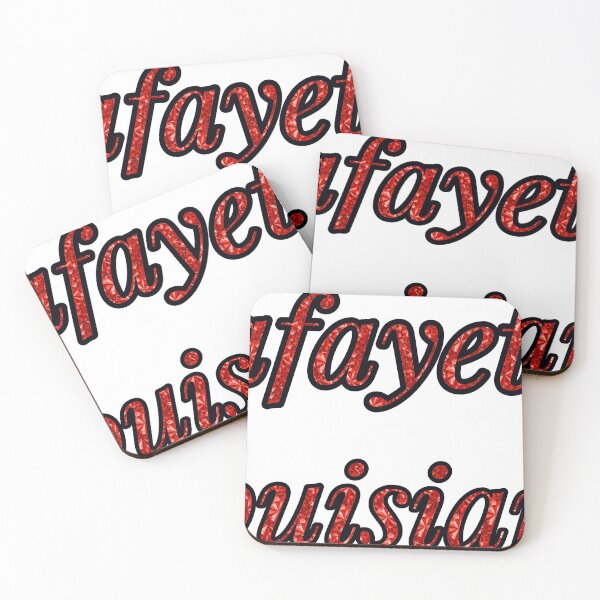 Item preview, Lafayette Louisiana City Name With Red Rhinestone designed and sold by TheIconSmith.