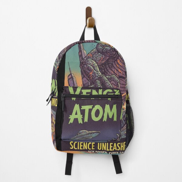 Item preview, Vengeance of the Atom Monster – Vintage Retro Sci-Fi Kaiju Poster designed and sold by OddballObjects.