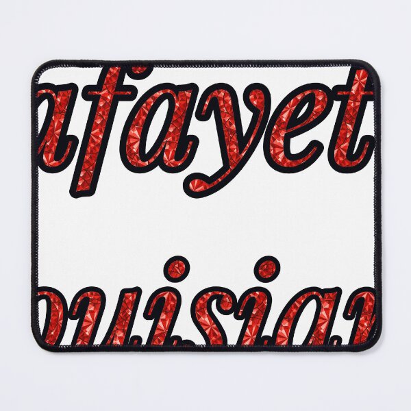 Item preview, Lafayette Louisiana City Name With Red Rhinestone designed and sold by TheIconSmith.