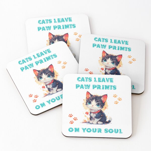 Item preview, Cats Leave Paw Prints designed and sold by NovaElanStudio.
