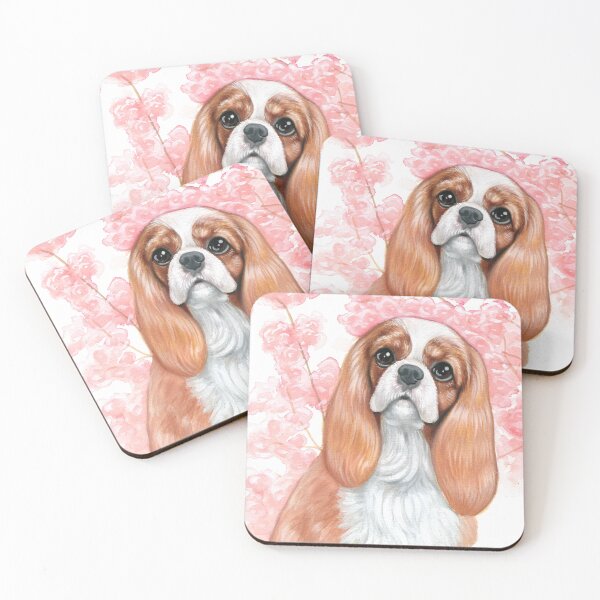 Item preview, Blenheim cavalier sakura cherry blossoms designed and sold by jollyinu.