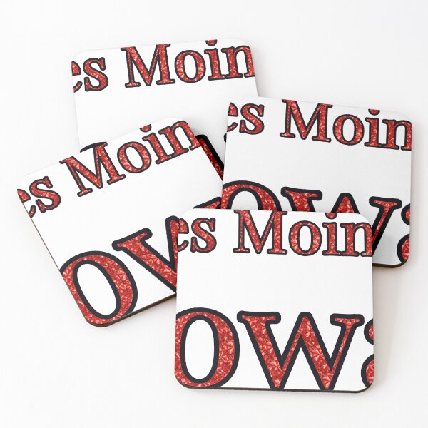 Item preview, Des Moines Iowa City Name With Red Rhinestone designed and sold by TheIconSmith.