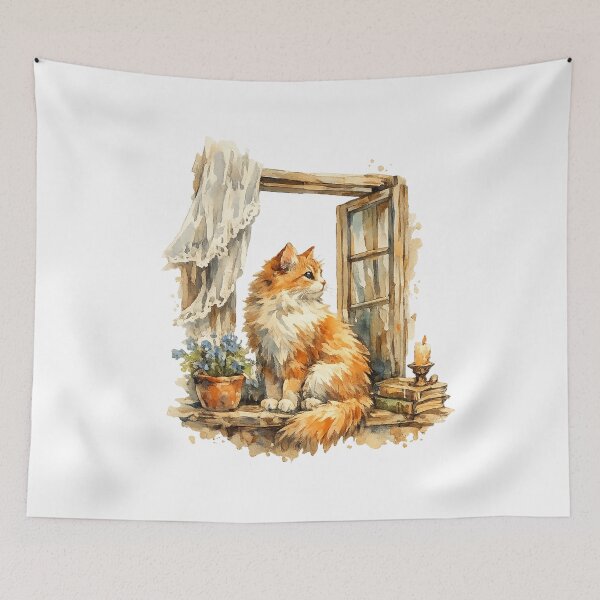 Item preview, Whisper of the Window Cat designed and sold by PlanetBoi.