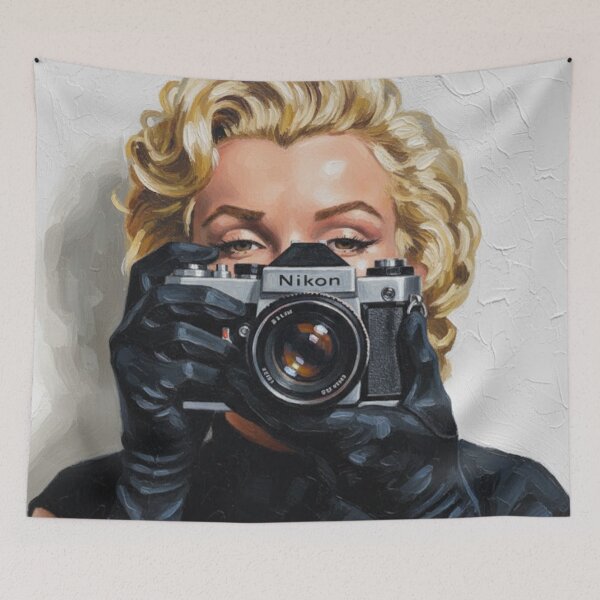 Item preview, The Icon's Eye: Marilyn Monroe Vintage Camera Art designed and sold by Art's Diner.