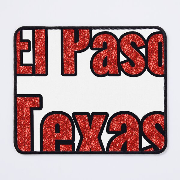 Item preview, El Paso Texas City Name With Red Rhinestone designed and sold by TheIconSmith.
