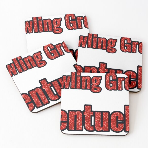 Item preview, Bowling Green Kentucky City Name With Red Rhinestone designed and sold by TheIconSmith.