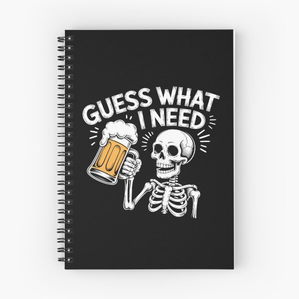 Item preview, Guess What I Need Funny Skeleton Beer Drinker designed and sold by Vintage Shapes.