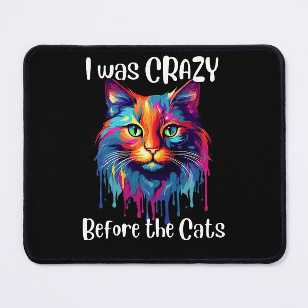 Item preview, Funny Painted Cat Crazy Lover Comedy T-Shirt Tee designed and sold by FunnyTeeShirtuk.