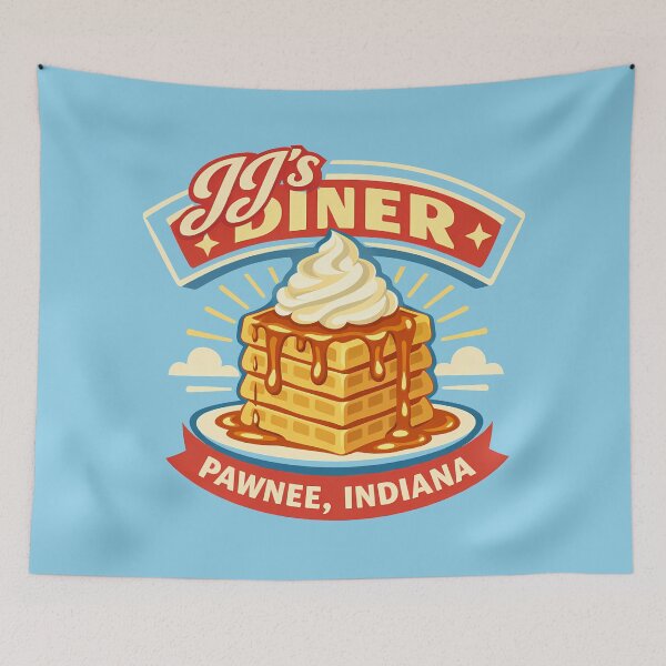 Item preview, JJs Diner Pawnee Indiana Waffles designed and sold by agearb.