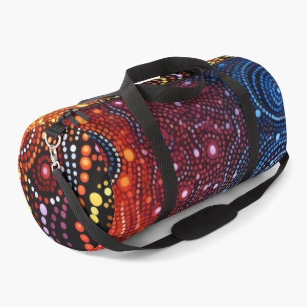 Item preview, Aboriginal Inspired Art - Hot and Cold Curly Circles designed and sold by GrinGalore.