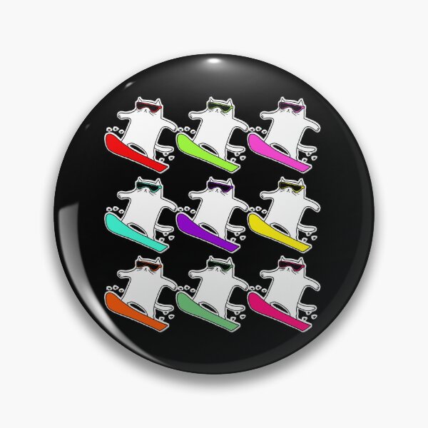 Item preview, Gato haciendo snowboard designed and sold by eri-morie.