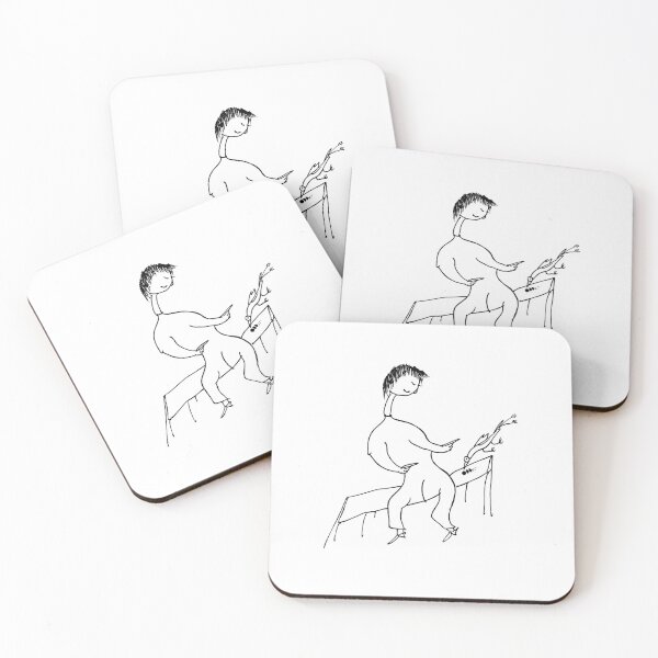Item preview, Hi There — Minimal Line Drawing of Gentle Connection designed and sold by ODDSPARK.