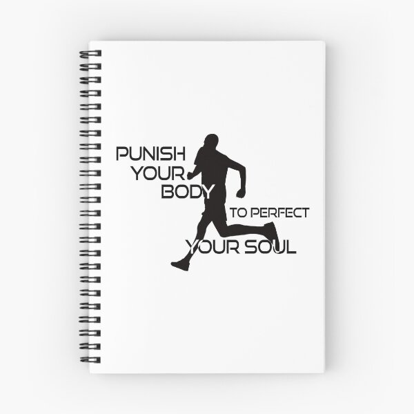 Item preview, Punish Your Body To Perfect Your Soul Runner designed and sold by Esskay Designs.