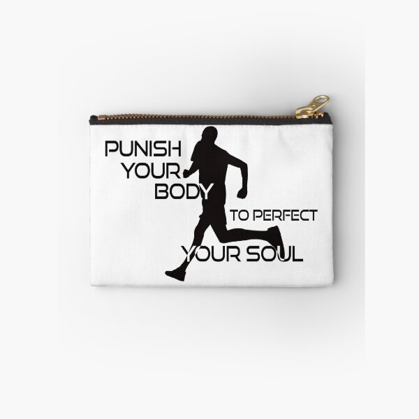 Item preview, Punish Your Body To Perfect Your Soul Runner designed and sold by Esskay Designs.