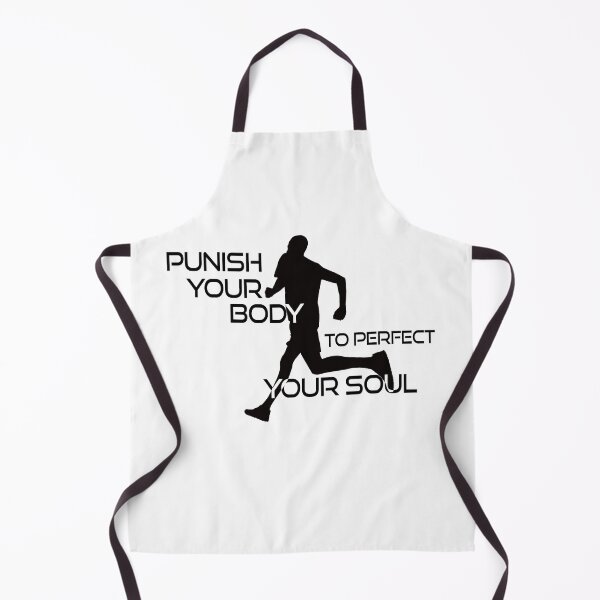 Item preview, Punish Your Body To Perfect Your Soul Runner designed and sold by Esskay Designs.