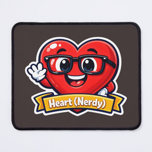 Item preview, Science Humor Medical Art Nerdy Heart designed and sold by SplashTastic.