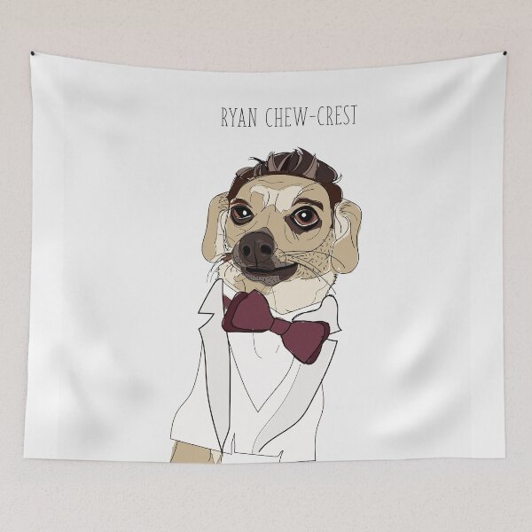 Item preview, Celebrity Dog-Ryan Chew-crest designed and sold by sketchandpaws.