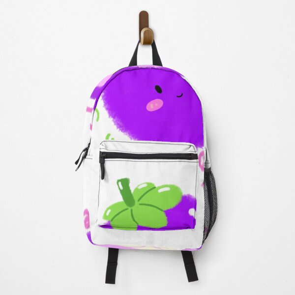 Item preview, Cute kawaii mangosteen - Adorable purple fruit illustration designed and sold by TavaCreart.