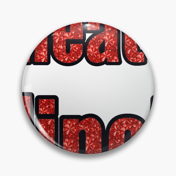 Item preview, Wheaton Illinois City Name With Red Rhinestone designed and sold by TheIconSmith.