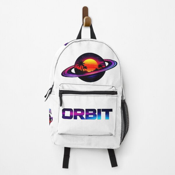 Item preview, Geometric Saturn Orbit Retro Synthwave Space Minimalism 80s designed and sold by LSphere Art.
