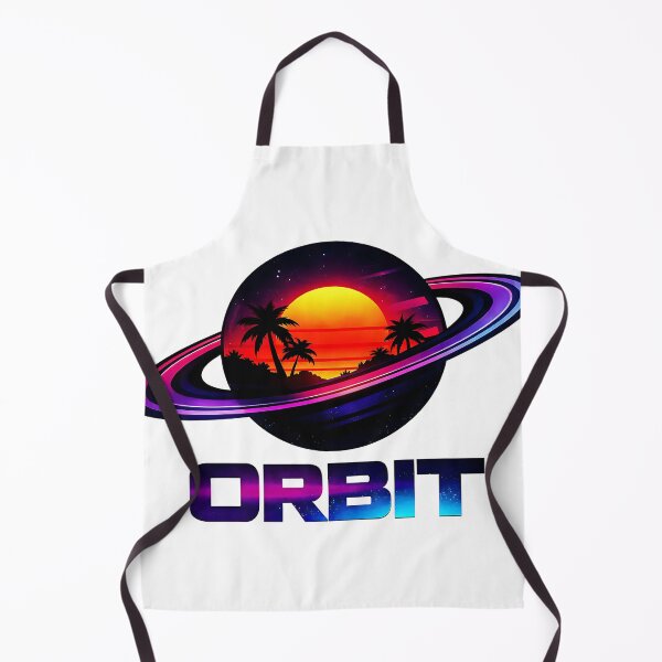 Item preview, Geometric Saturn Orbit Retro Synthwave Space Minimalism 80s designed and sold by LSphere Art.